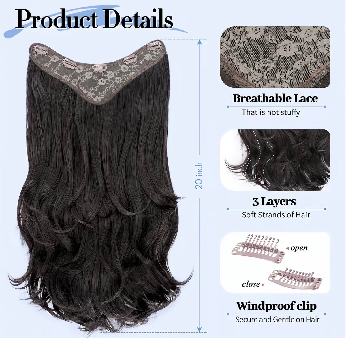 WavyClip Hair Extensions