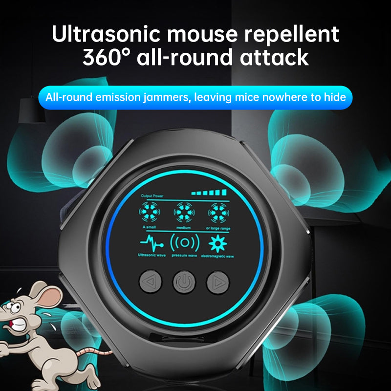 4-in-1 ultrasonic rodent repellent, 360° electronic rat repellent, repels indoor flies, cockroaches & mosquitoes. - V.I.P Digital Presence