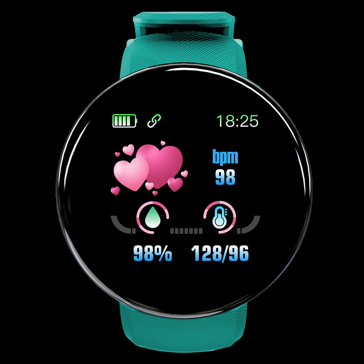 D18 Smart Bracelet Color Round Screen Heart Rate Blood Pressure Sleep Monitoring Pedometer Sports Encyclopedia Star Smart Watch - V.I.P Digital Presence