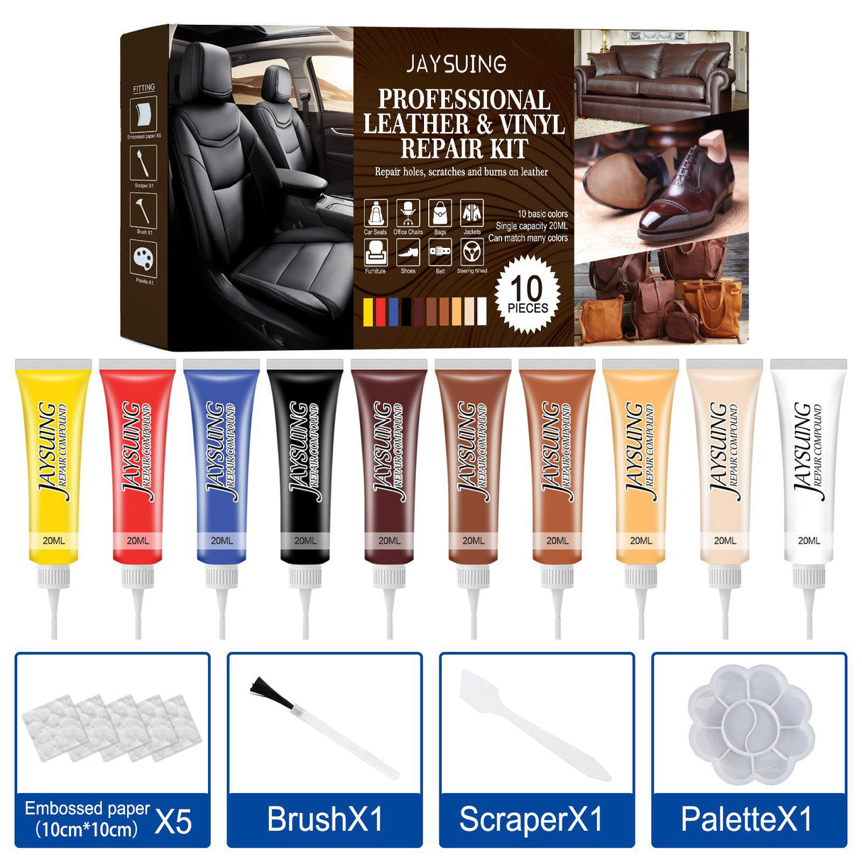 Leather Toning Cream, Set Car Leather Care Toning Leather Bag Leather Shoes Leather Refurbished Sofa - V.I.P Digital Presence