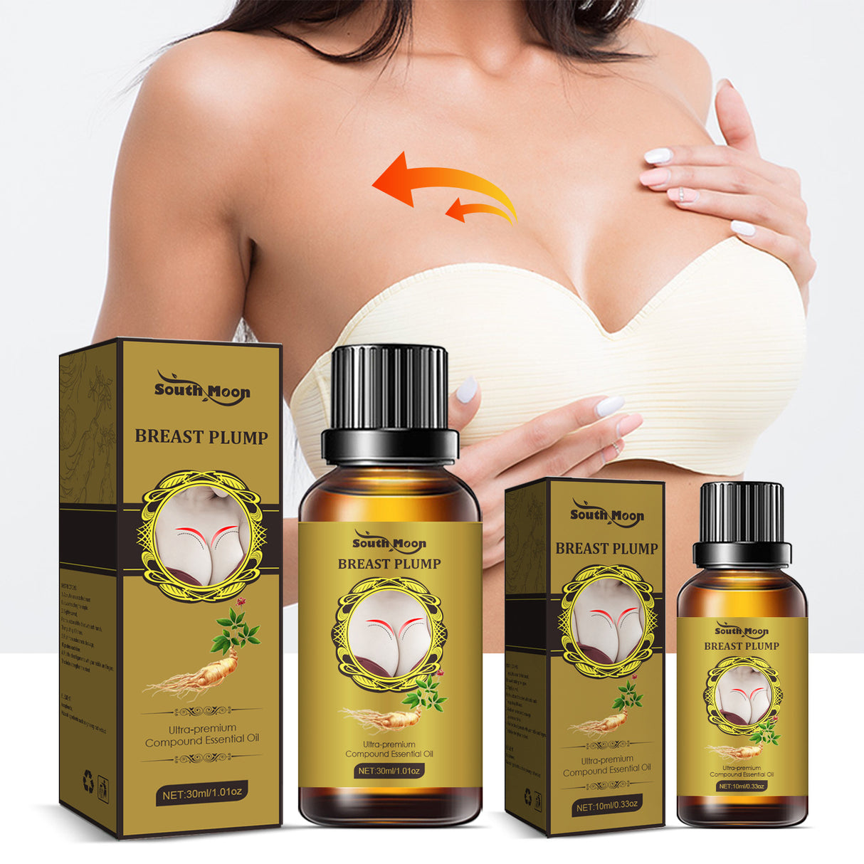 Chest Essential Oil Volumizing Milk Lift Relaxant Chest Full Firming Care Essential Oil - V.I.P Digital Presence