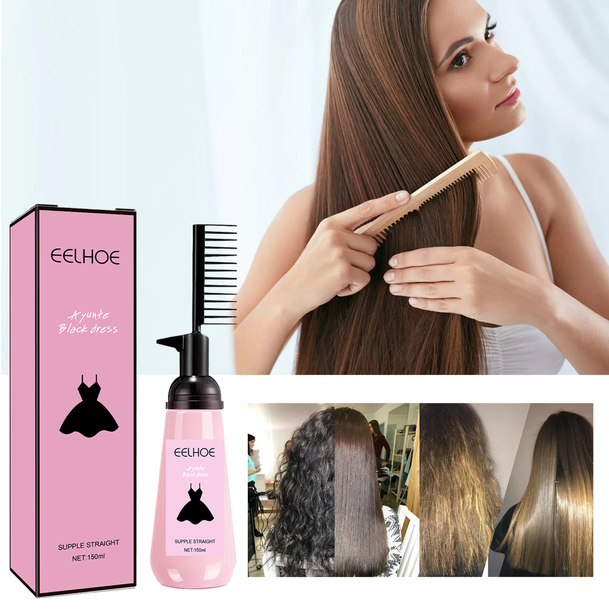 Hair Straightening Cream, Hair Care Smooth Smooth Smooth Hair Care Cream - V.I.P Digital Presence
