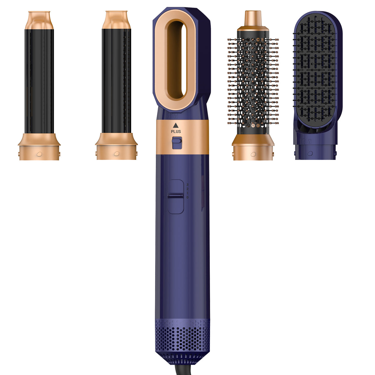 5 in 1 Hair Styler Professional Hair Dryer Brush Blow Dryer Air Wrap Hot Air Brush - V.I.P Digital Presence
