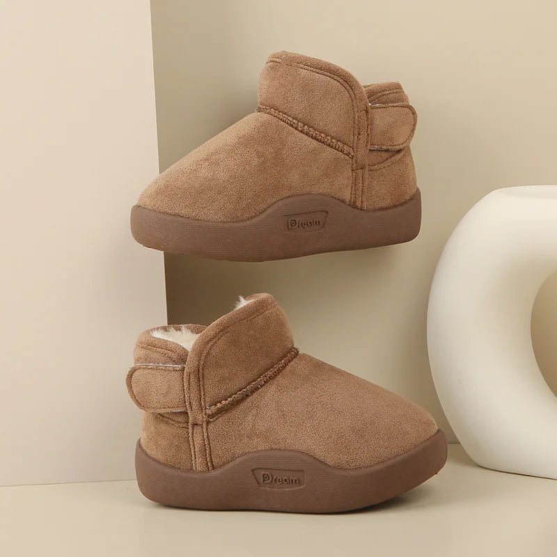 Winter Baby Girl Shoes Toddler Snow Boots Infant Plush Warm Kids Ankle Boots Boys Cotton Shoes - V.I.P Digital Presence