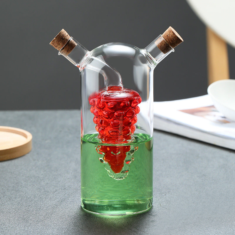 Kitchen Storage Sealed Bottles, Double-layer 2-in-1 Glass Bottles, Oil, Vinegar, Sauce, Seasoning Bottles, Kitchen Tools - V.I.P Digital Presence