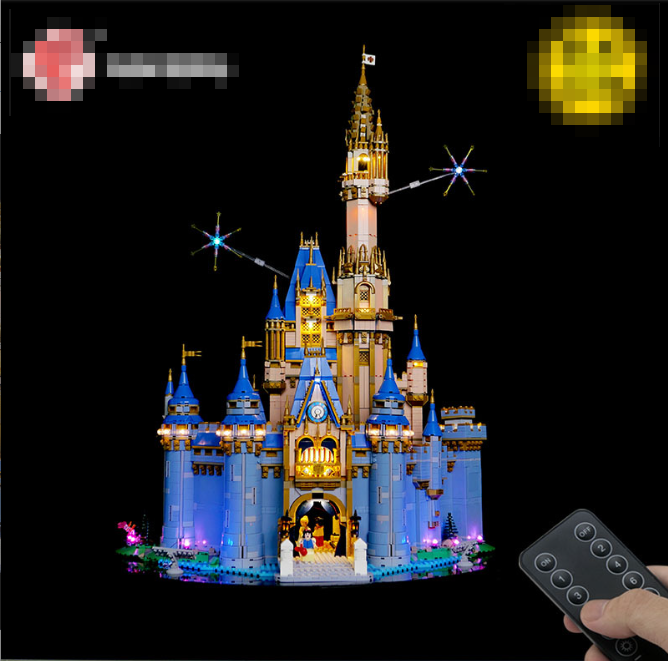 LP building block lighting suitable for LEGO 43222 new Disney Cinderella Castle building block LED remote control light - V.I.P Digital Presence