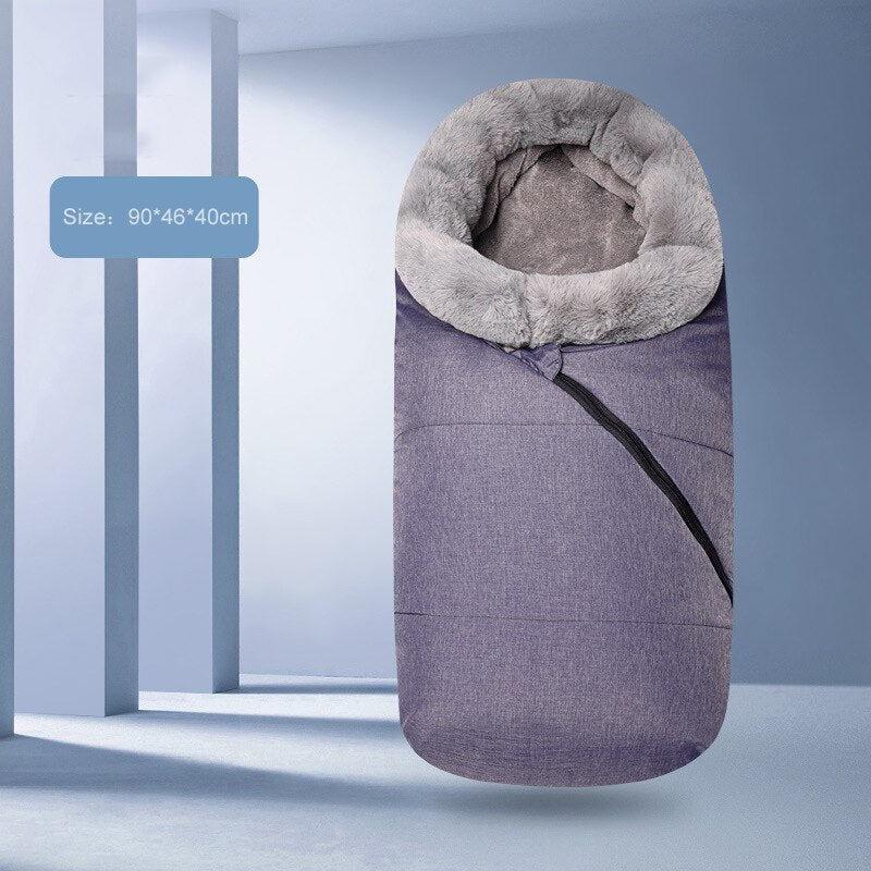 Newborn Baby Winter Warm Sleeping Bags Infant Button Swaddle Wrap Swaddling Stroller Wrap Toddler Blanket Children Sleeping Bags - V.I.P Digital Presence