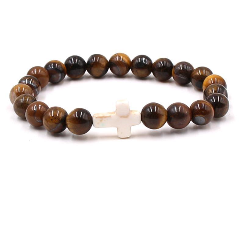 Fashion bead jewelry cross bracelet - V.I.P Digital Presence