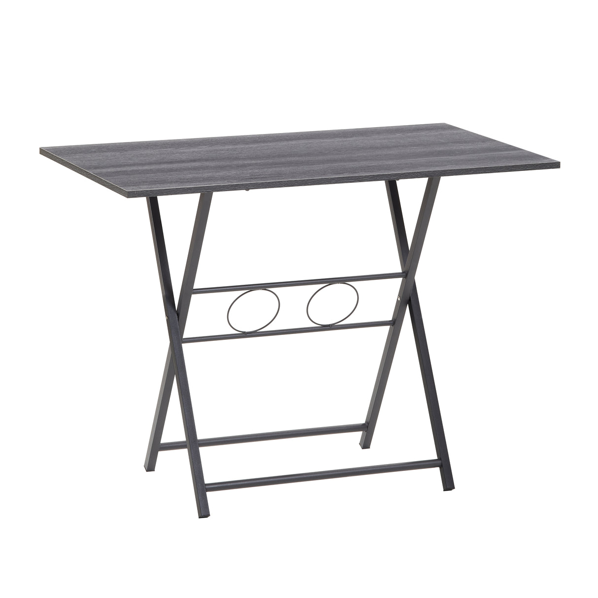 Small foldable office desk, suitable for small spaces, living rooms, multifunctional computer desks, writing workstations, - V.I.P Digital Presence