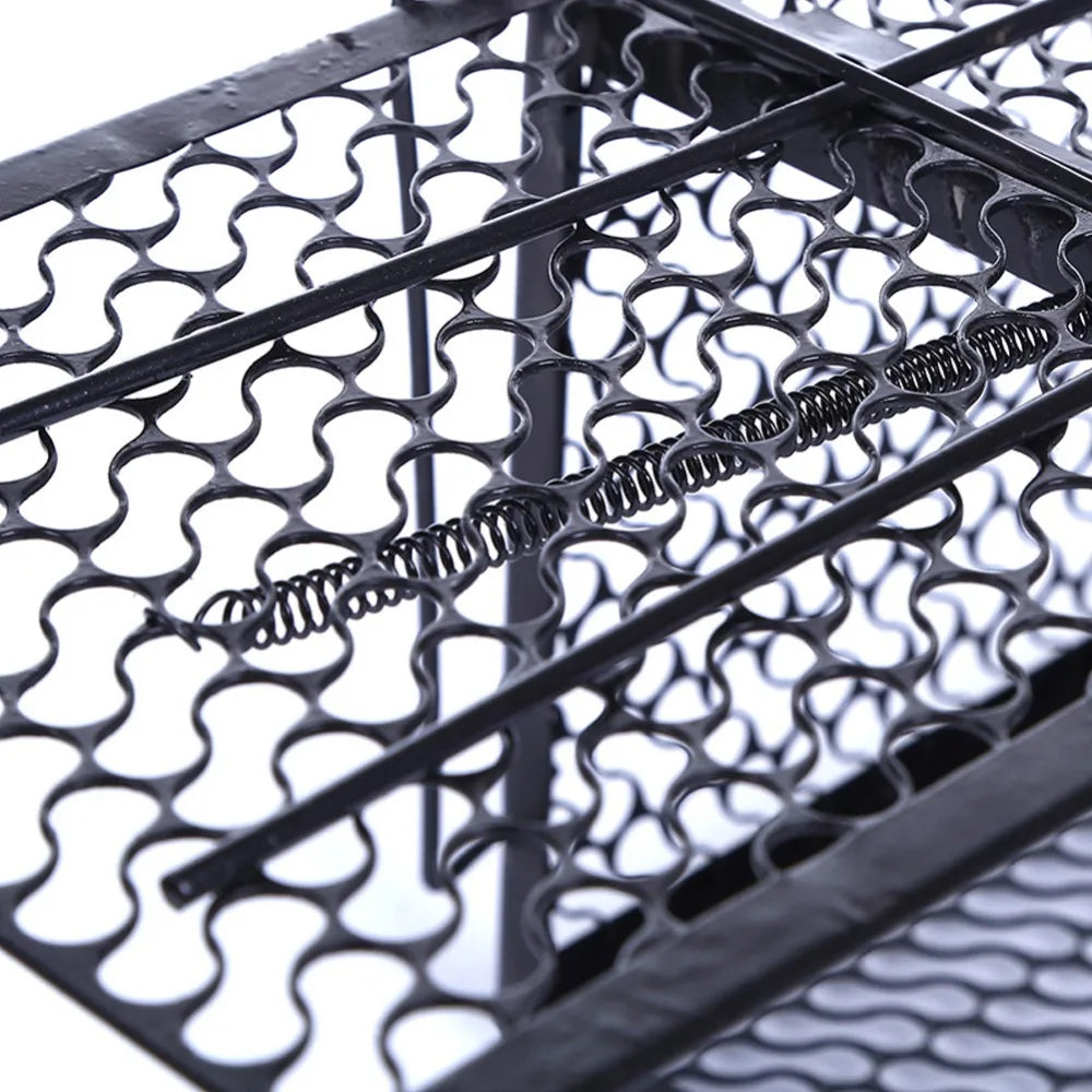 Self-locking Trap Catcher Mouse Rat Bait Mice Live Box Mice Trap Cage Household Mouse Catcher Animal Control Hamster Iron Cage