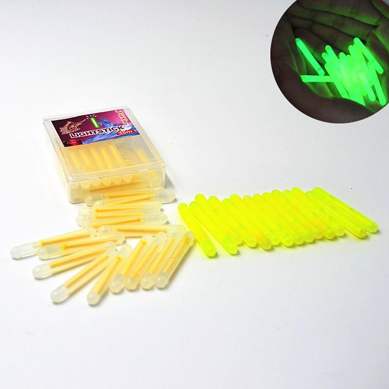 FISH KING 150pcs/lot Fishing Luminous Float 4.5*39mm Glowing Fluorescent Light Stick Night Float For Carp - V.I.P Digital Presence