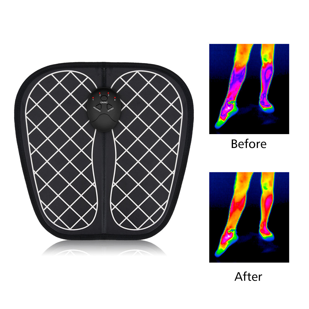 Electric EMS Foot Massager Foot Muscle Stimulator Massager Wireless Low Frequency Feet Physiotherapy ABS Stimulator Massage Mat - V.I.P Digital Presence