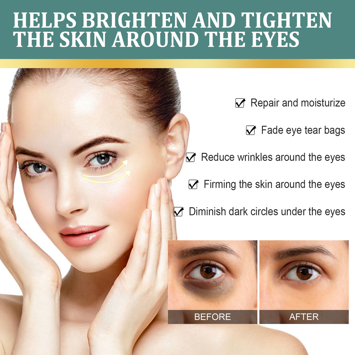 Light Dark Circles Eye Cream, Gentle And Moisturizing, Lightening Fine Lines, Tightening Eye Bags, And Anti-Aging Eye Cream Around The Eyes - V.I.P Digital Presence