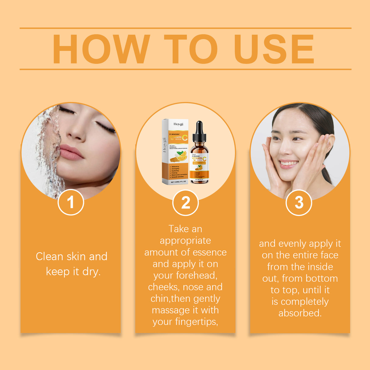 Vitamin C Facial Essence, Moisturizing, Hydrating, Brightening, Moisturizing, Anti-Wrinkle And Firming Facial Care Essential Oil - V.I.P Digital Presence