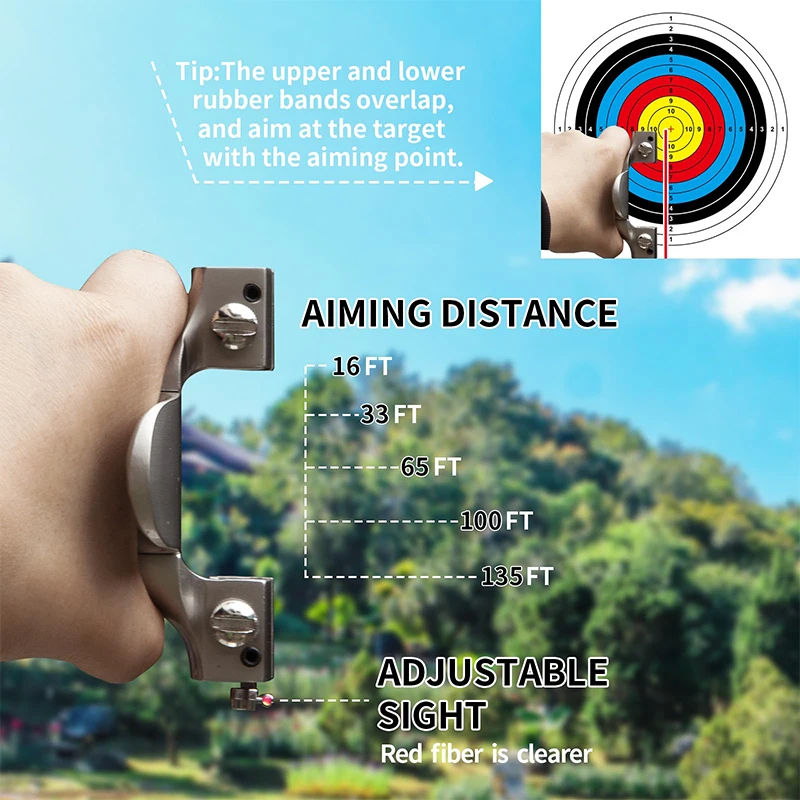 Titanium Alloy Slingsshot Integrated Clip Extended Hand Guard Cover Outdoor Hunting And Shooting Competitive Slingshot - V.I.P Digital Presence