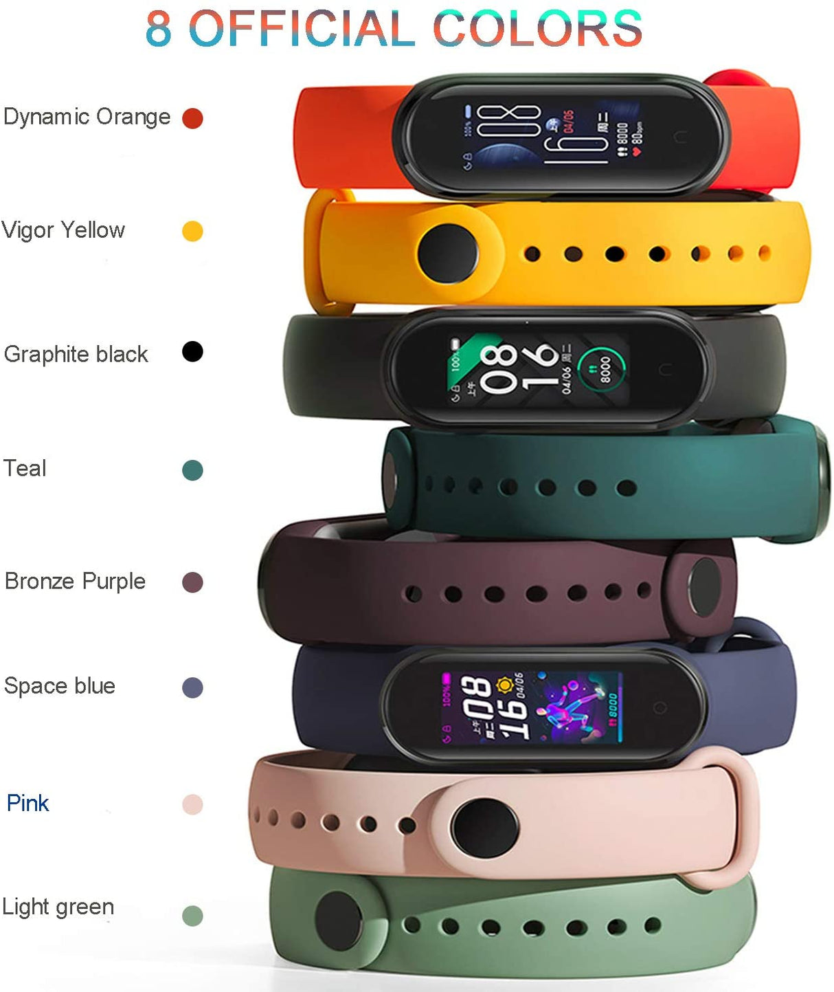 Strap for Xiaomi Mi Band 7 6 5 4 3 Sport Bracelet Watch Silicone Wrist Strap For Xiaomi Mi Band 7 3 4 5 bracelet Mi Band 7 Strap - V.I.P Digital Presence