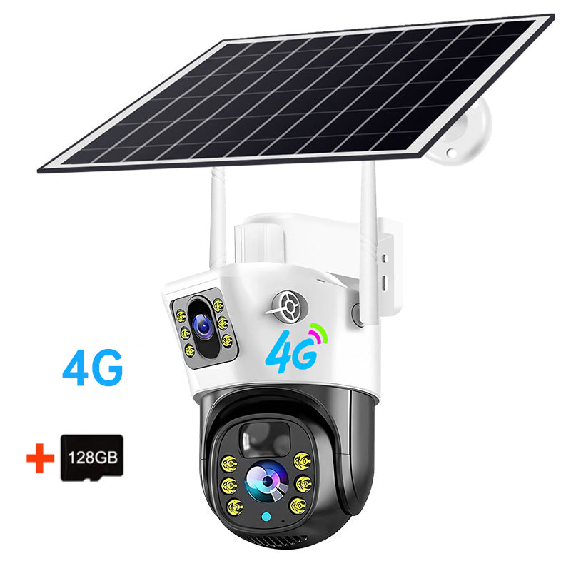 V380PRO 4G Solar Camera 4MP Dual Lens Home Security Camera With Solar Panel - V.I.P Digital Presence