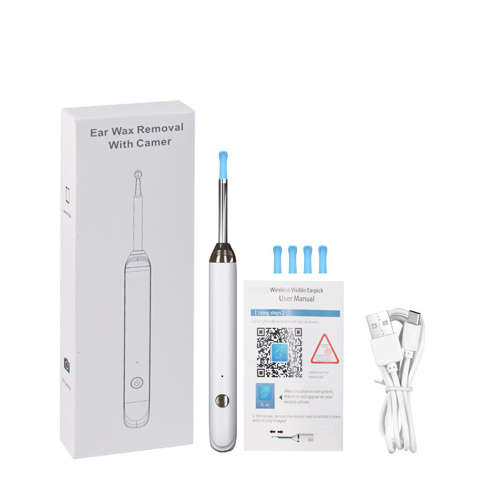 Visual Ear Spoon Cross border HD Visual Ear Picking Device Wireless WIFI Visual Ear Picking Spoon Visual Ear Picking Spoon - V.I.P Digital Presence