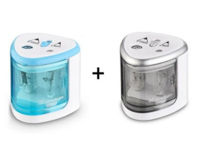 New Automatic pencil sharpener Two-hole Electric Switch Pencil Sharpener stationery Home Office School Supplies - V.I.P Digital Presence
