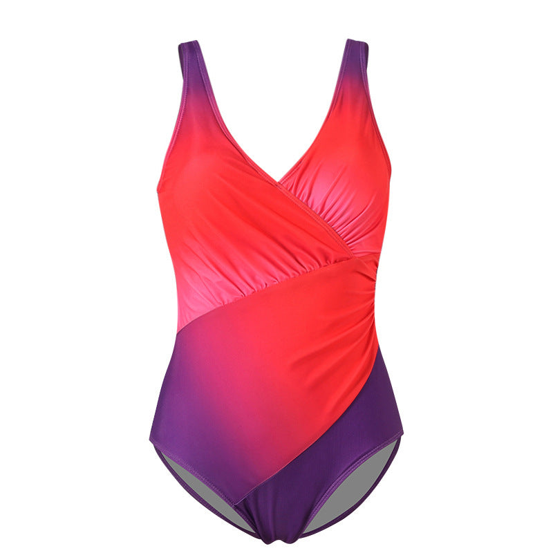 Swimsuit bikini rainbow gradient one-piece swimsuit - V.I.P Digital Presence