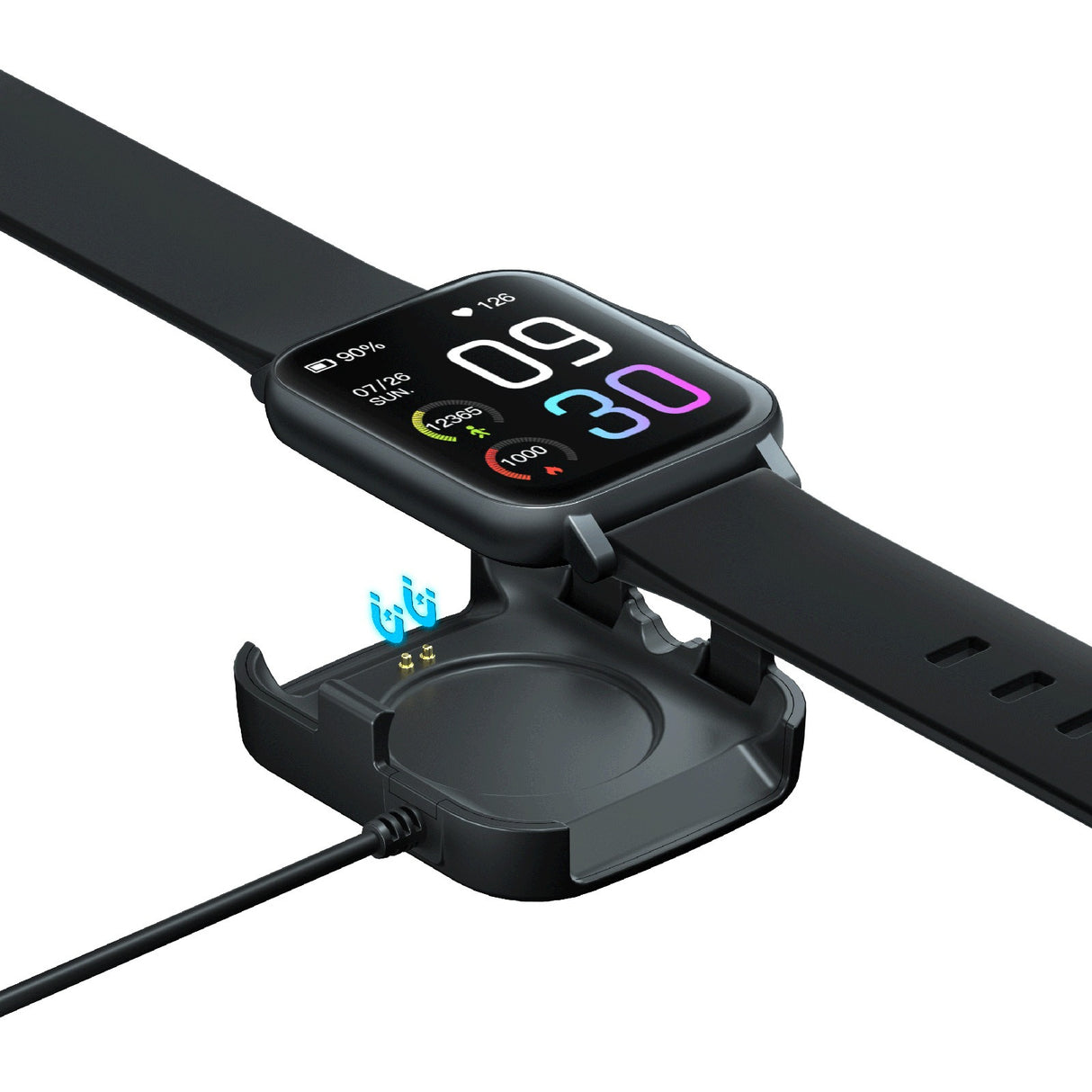 GTS2 sports bracelet waterproof plum off weather temperature measurement heart rate alarm sleep detection smart watch - V.I.P Digital Presence