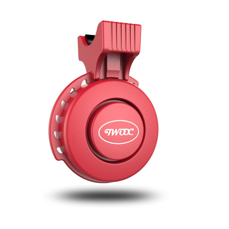 Timbre de bicicleta Twooc, bocina eléctrica para scooter, carga USB, equipo de ciclismo