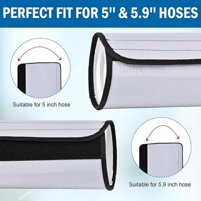 CA Insulated Hose Cover, Reusable Wrap, Duct Vent Cover, AC Pipe Protectors, Home Tool - V.I.P Digital Presence