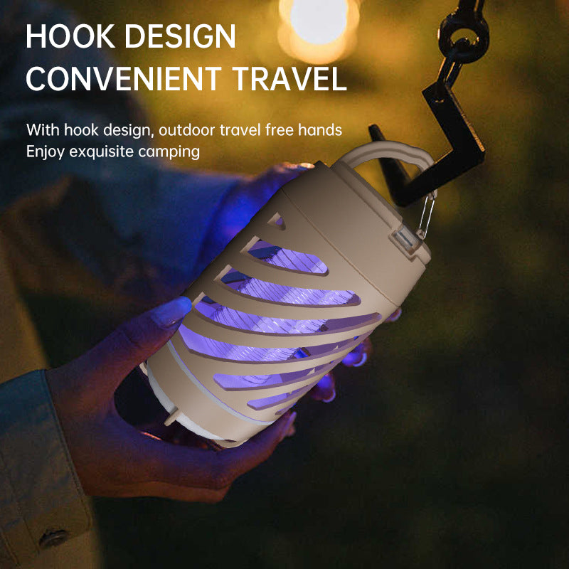 New Outdoor Camping Lamp Mosquito Eliminating Lamp Silent Long Range Mosquito Repellent Lamp Flashlight Camping Lighting - V.I.P Digital Presence