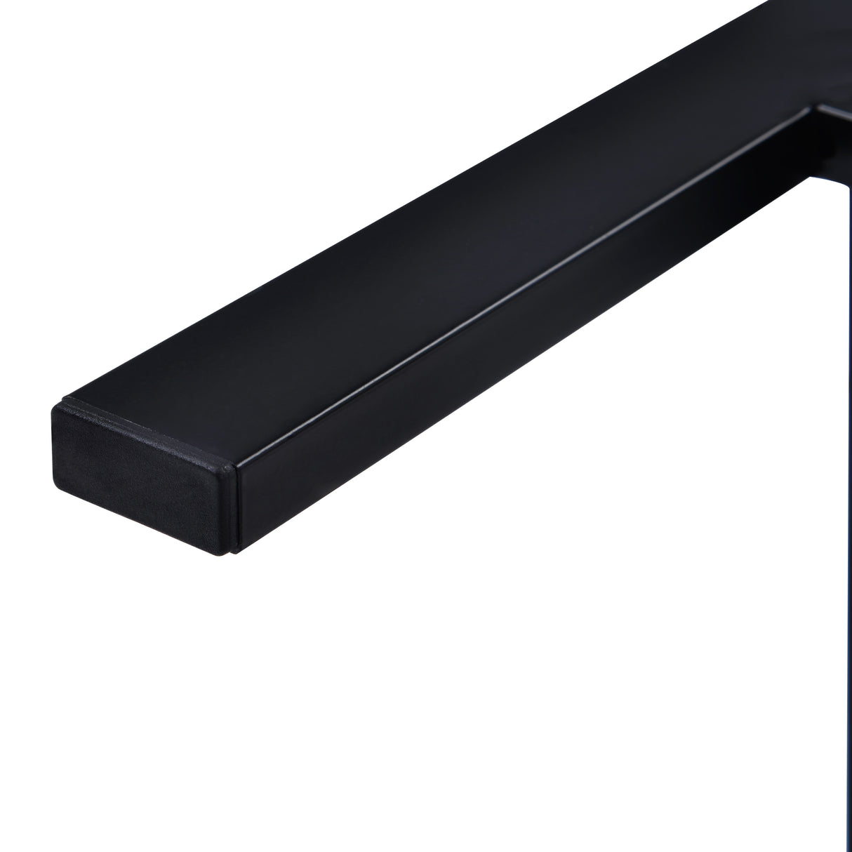 TOPMAX Counter Height Extra Long Dining Table Set with 3 Stools Pub Kitchen Set Side Table with Footrest Gray