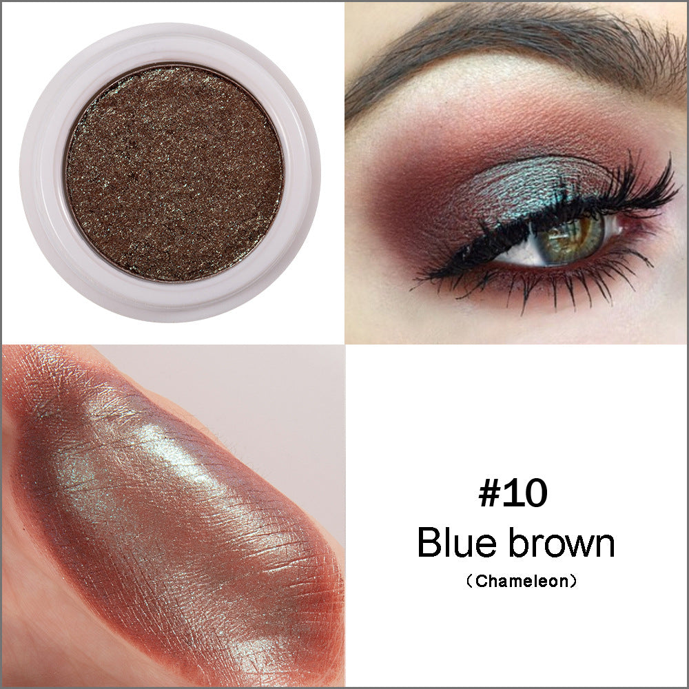 HANDAIYAN Makeup Eye Shadow Monochromatic Polarized Pearlescent Non-Smudge Eye Shadow Cream Easy To Color - V.I.P Digital Presence
