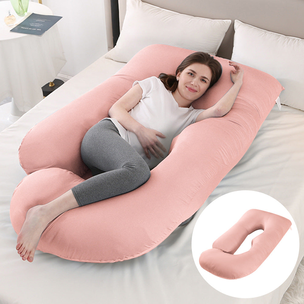 Pregnant women's pillow waist protection side sleeping slope pillow J-shaped pregnancy sleeping pillow - V.I.P Digital Presence