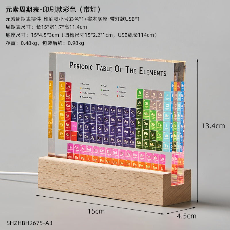 New Periodic Table with Real Elements Inside Remarkable Learning Tool Clear Acrylic Periodic Table with Elements Samples - V.I.P Digital Presence