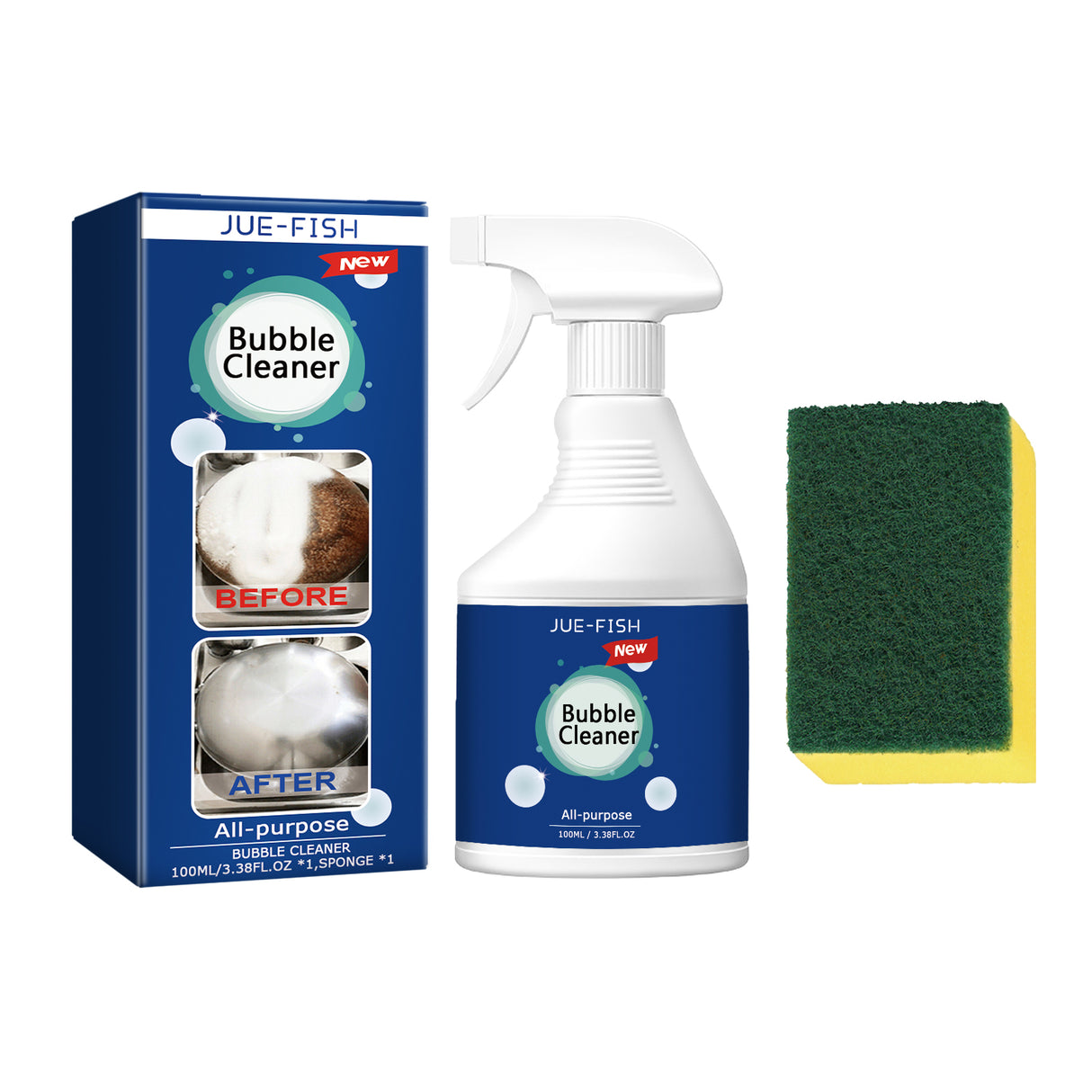 Bubble Cleaner, Range Hood Stove Exhaust Pipe Wall Kitchen Utensils Oil Cleaning Agent - V.I.P Digital Presence