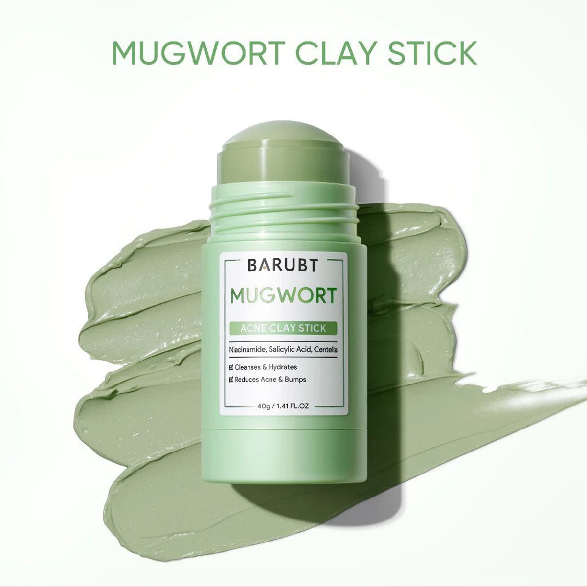 BARUBT mugwort mud mask stick deep cleansing mild blackhead repair facial care smearable mask - V.I.P Digital Presence