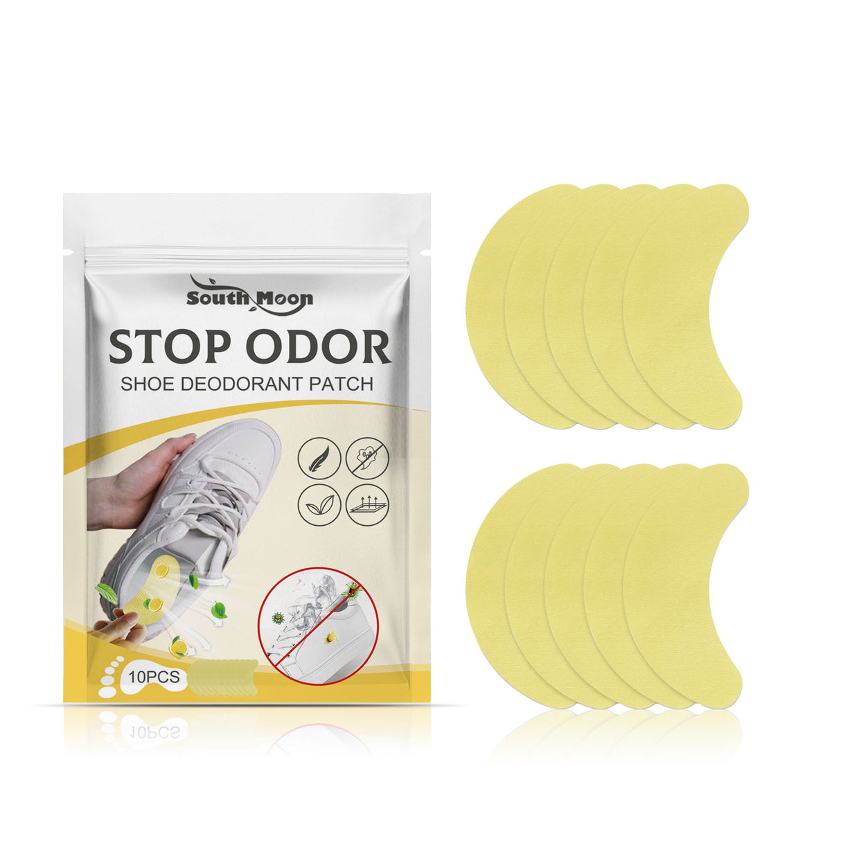 Stop Odor Shoe Deodorant Patch, Shoes Deodorant Fresh Clean Odor Absorbent Foot Sweat Insole - V.I.P Digital Presence