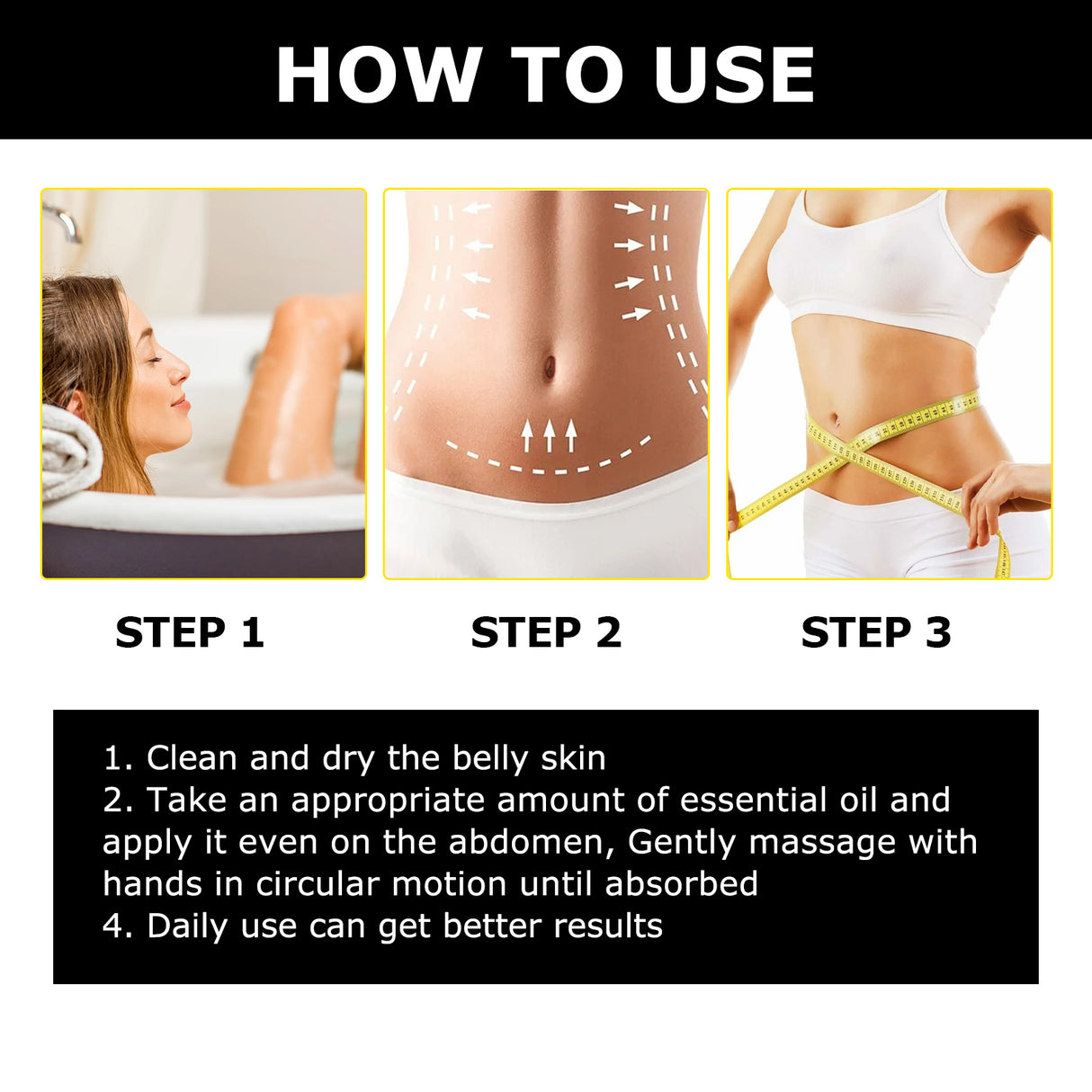 Firming And Slimming Essential Oil, Shows The Curves Of The Body, Firming Shaping And Slimming Body Essential Oil - V.I.P Digital Presence