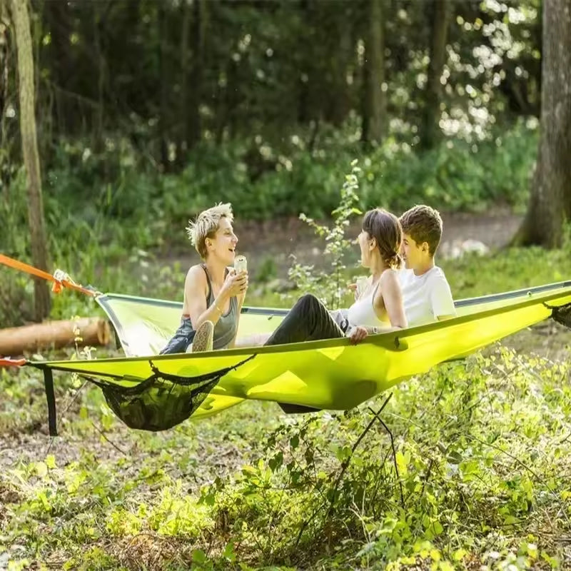 2025 Portable triangular camping hammock with air polymer, multi-scene travel use. - V.I.P Digital Presence