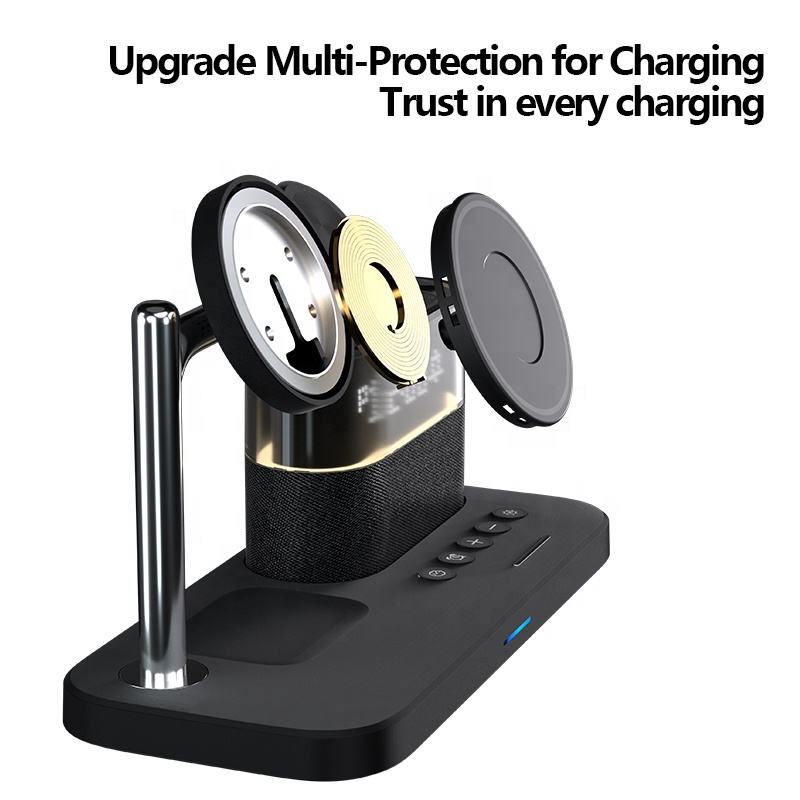 Magnetic wireless charger 3-in-1 wireless charging clock wireless charger suitable for Apple 3-in-1 wireless charging - V.I.P Digital Presence
