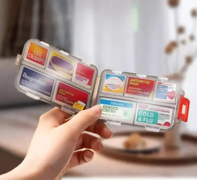 10 Grids Pill Organize Storage - V.I.P Digital Presence