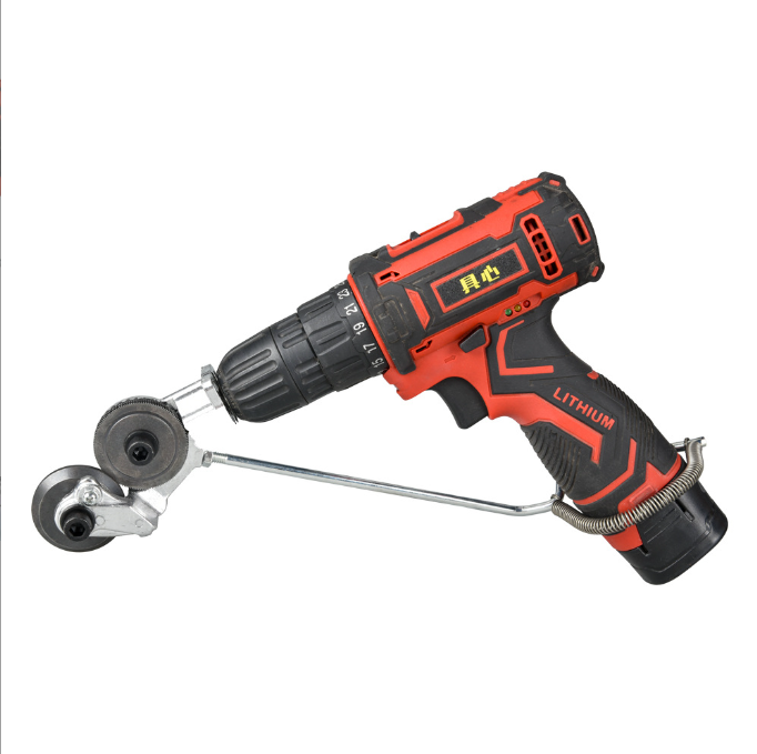 New multifunctional electric drill plate cutter Metal plate cutter Hand electric drill refitted cutter Iron sheet cutter - V.I.P Digital Presence