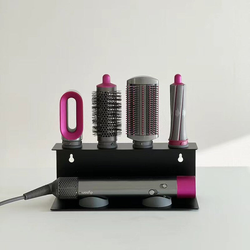 Non - Perforated Hair Dryer Holder. Also for Straighteners & Curling Irons. Ideal for Bathroom Sorting - V.I.P Digital Presence