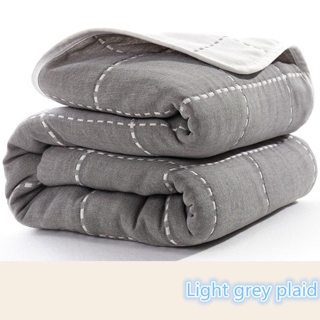 Baby Blankets Newborn Muslin Cotton 6 Layers Thick Swaddle Kids Receiving Blankets Children Cover Bedding - V.I.P Digital Presence