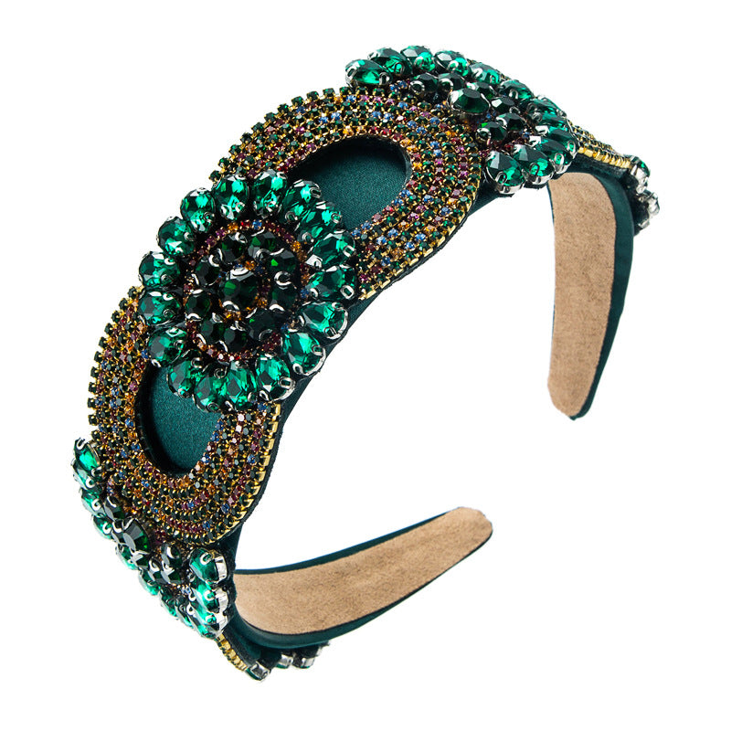 Fashion New Baroque Style Retro Broadside Headband Trendy Street Photography Hair Accessories - V.I.P Digital Presence