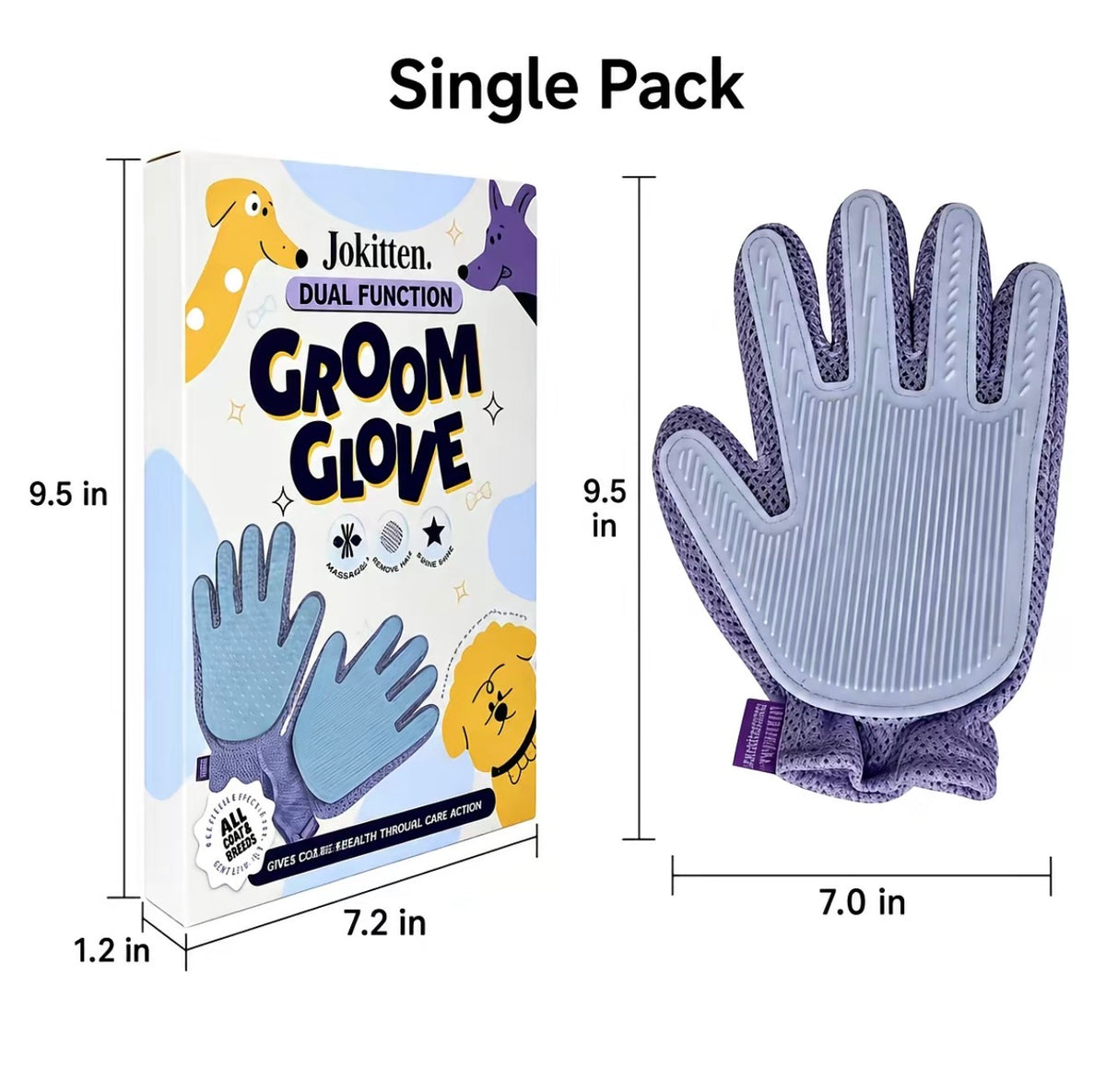 PawGroom Deshedding Glove