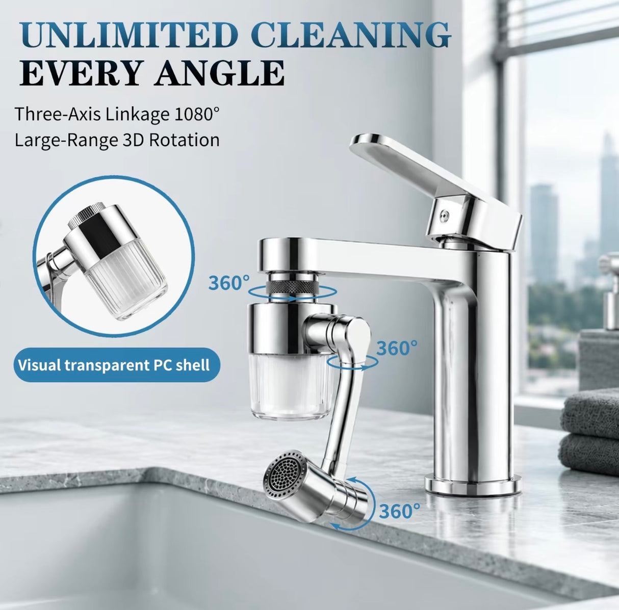 AquaSwirl Faucet Aerator Filter