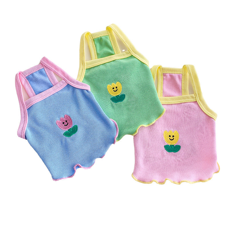 Mile Pet Dog Slim Summer Sheer Schnauzer Pome Teddy Small Dog Bears Cat Clothes - V.I.P Digital Presence