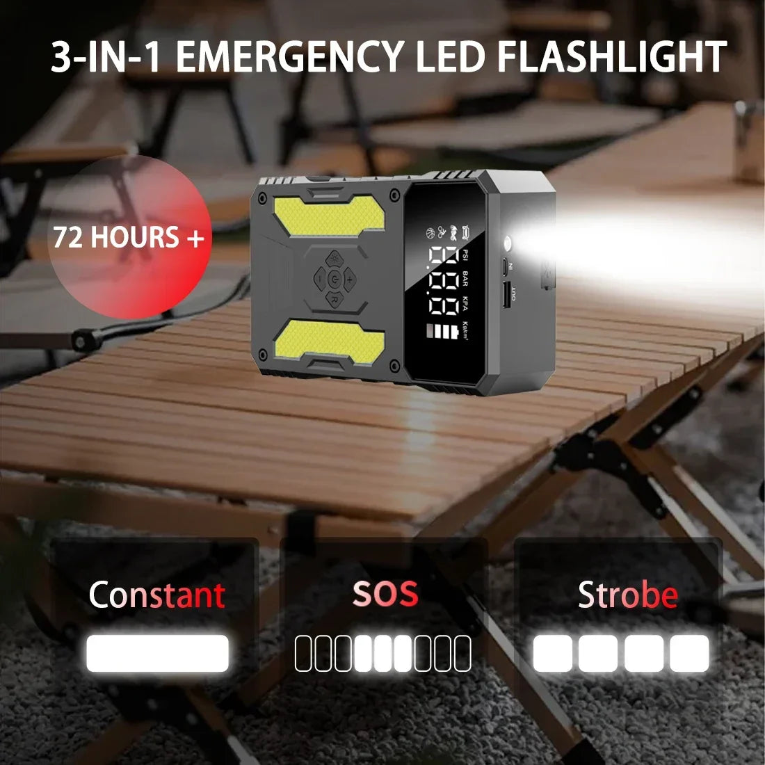 12V Lithium Booster Jump Starter and Air Compressor - V.I.P Digital Presence