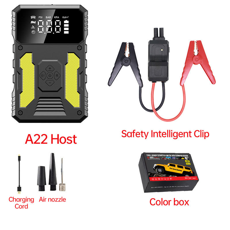 12V Lithium Booster Jump Starter and Air Compressor - V.I.P Digital Presence