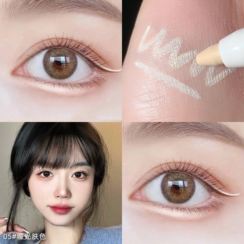 1Pcs Diamond Glitter Eyeshadow Liner Pencil Face Makeup Highlighter Long lasting Matte Pink Silkworm Champagne Gold Eyeliner Pen - V.I.P Digital Presence