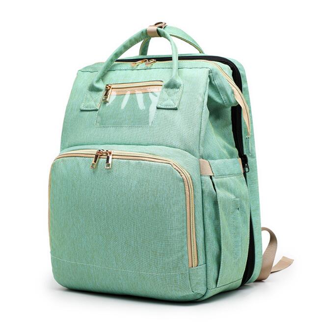 2in1 Multifunctional Baby folding bed Travel Portable Large Capacity Shoulder Mommy Folding Crib Bags - V.I.P Digital Presence